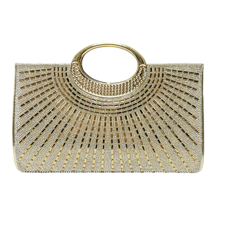 Statement Metallic Evening Clutch