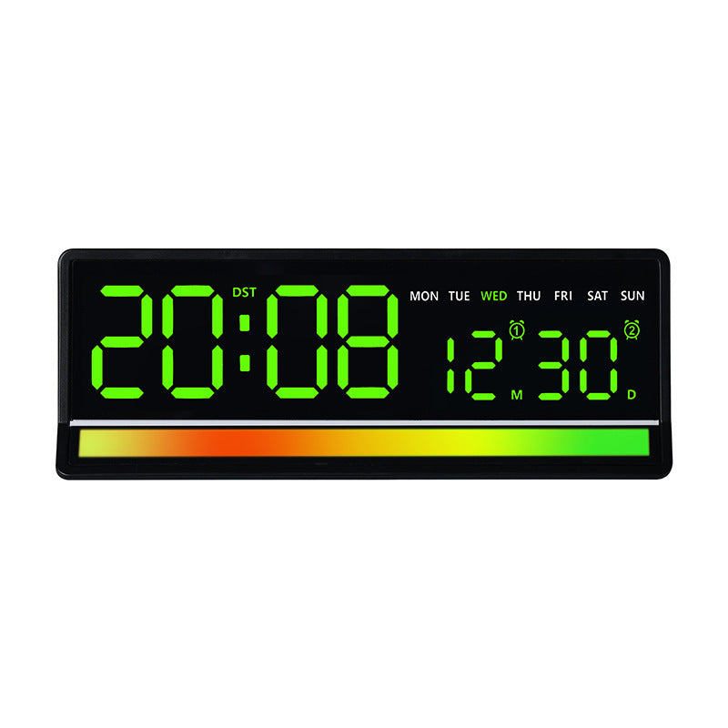 Digital alarm clock with clear LED display and date display Stornfield