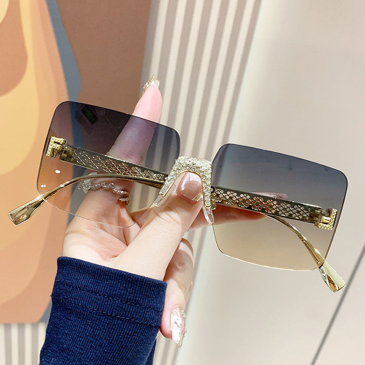 Women extravagant hexagonal sunglasses Stornfield