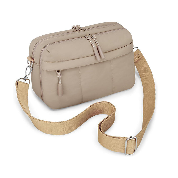 Elegant shoulder bag with double compartment Stornfield