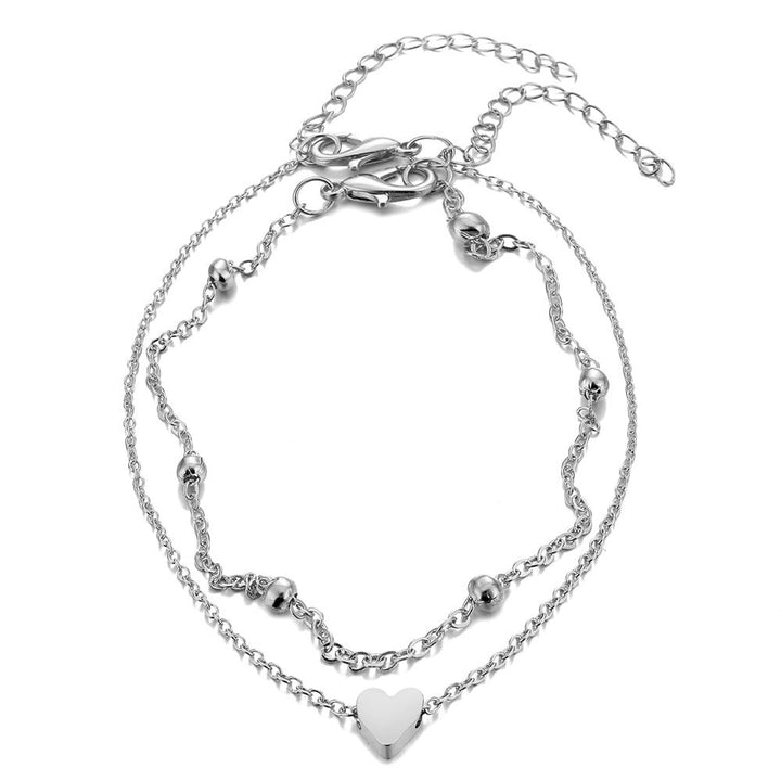 Elegant Double Layered Heart Bracelet Stornfield