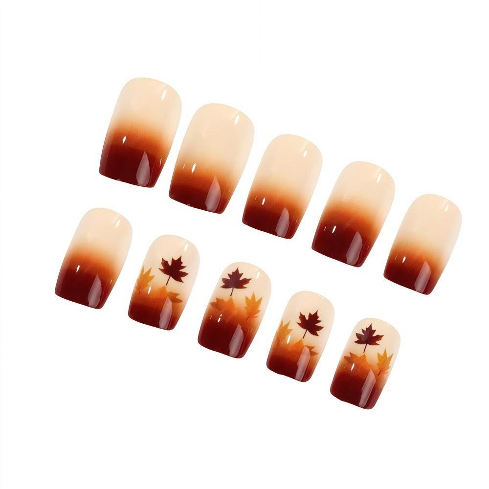 Artificial nails with autumn design Stornfield
