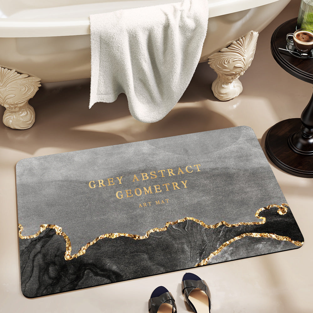 Ornate Decorative Bath Mat Stornfield