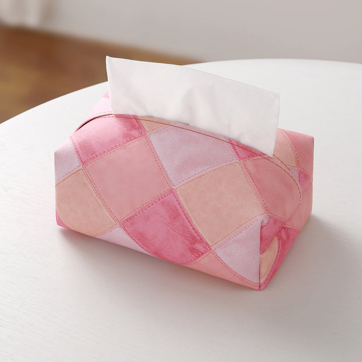 Chic Patchrk Tissue Box Cover