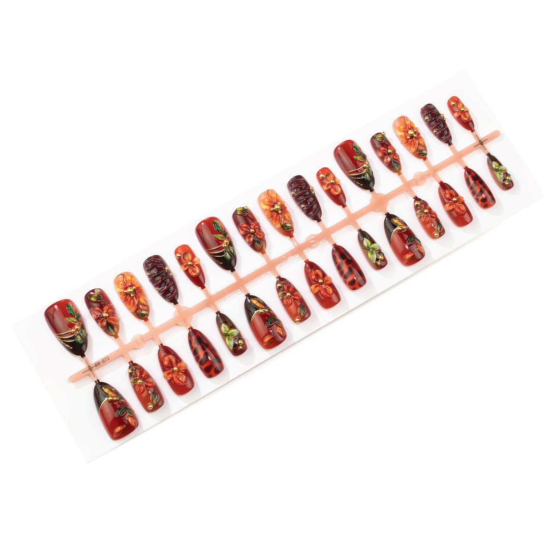 Floral Gel Nail Art Set Stornfield