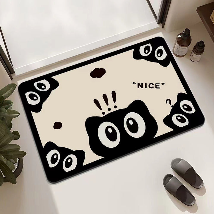 Playful Cat-Themed Entrance Mat Stornfield