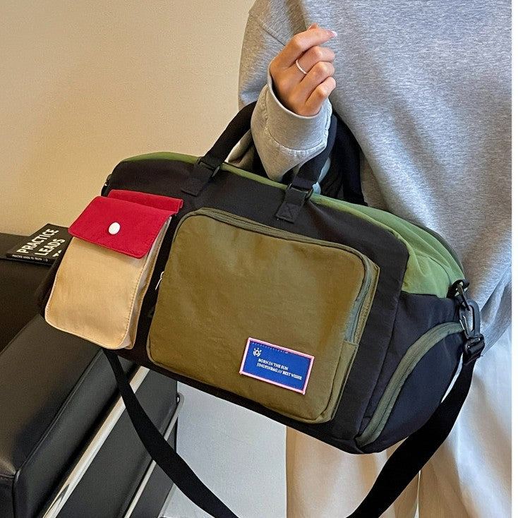 Multi-Compartment Utility Duffel Bag