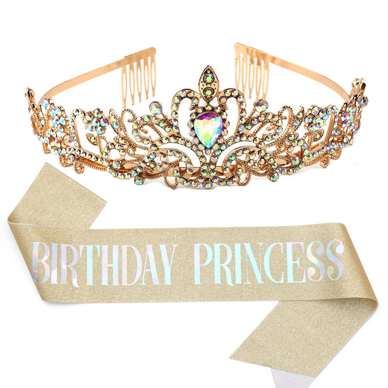 Women's Birthday Sash with Glitter Design Stornfield