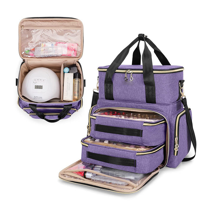 Practical cosmetics and nail organizer bag Stornfield