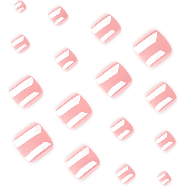 Artful toenail design in high-gloss look Stornfield