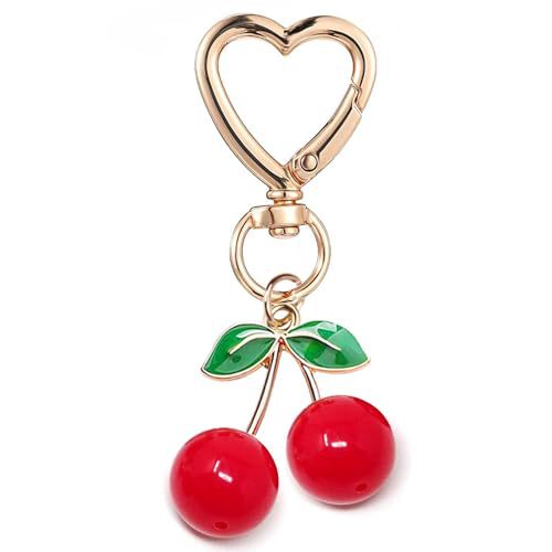 Decorative Cherry Charm Keychain Stornfield