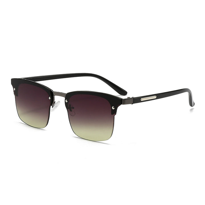 Ladies elegant square sunglasses with metallic accents Stornfield
