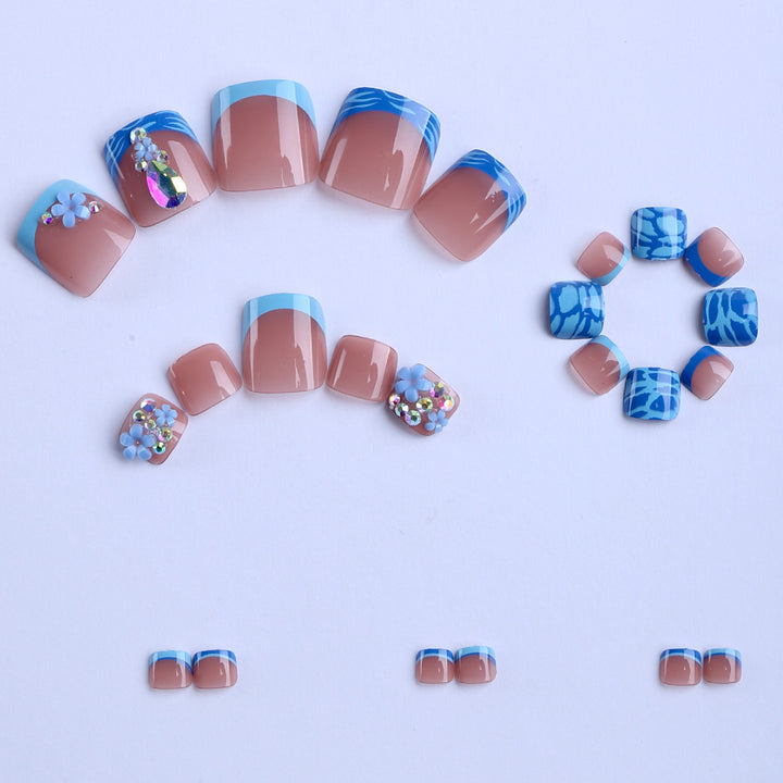 Artistic toenails with elegant design accents Stornfield