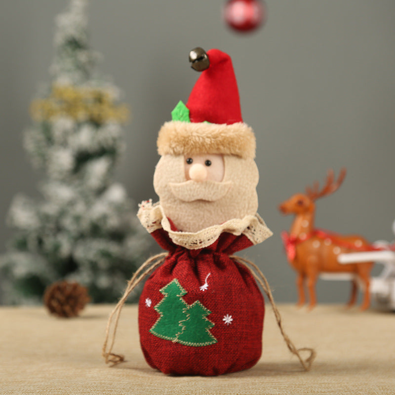 Cute Christmas gnome with gift sack Stornfield