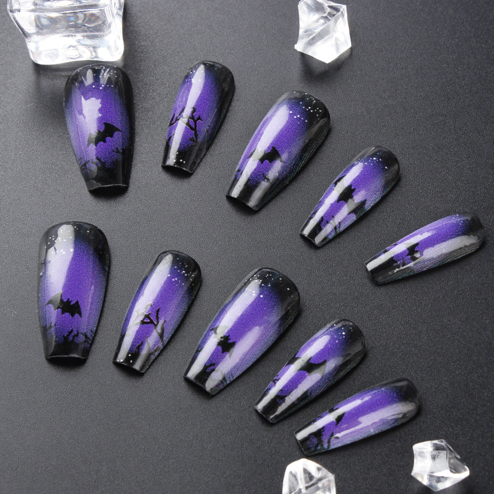 Halloween-Themed Artistic Nail Art Set Stornfield