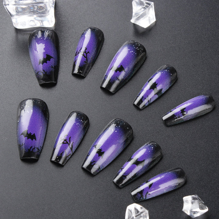 Halloween-Themed Artistic Nail Art Set Stornfield