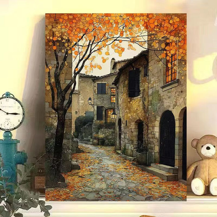Vintage European Landscape Canvas Art Print Stornfield