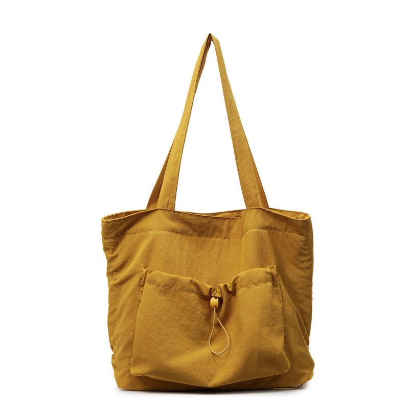 Casual Multi-Pocket Tote Bag