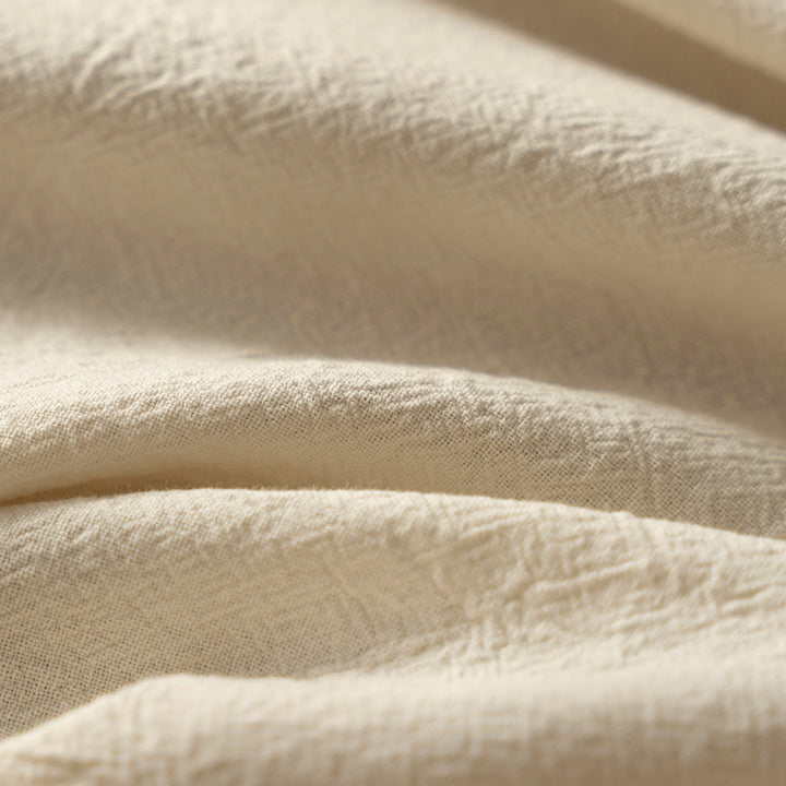 Tablecloth Stornfield - Cotton blend with frill edge and light linen look