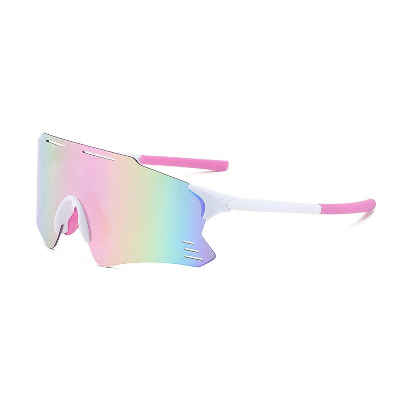 Unisex nan sporty sunglasses with a single-piece visor polarized lenses non-slip nose pad Stornfield