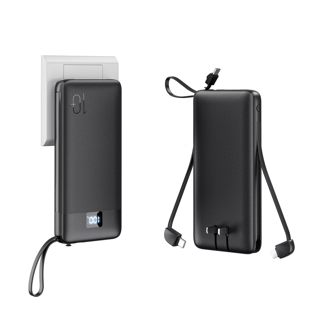 Powerbank with Integrated Socket Function and Smart Charging Stornfield