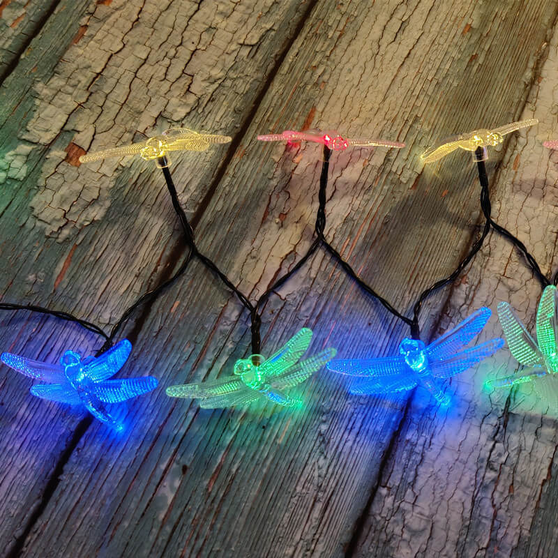 Stornfield | Outdoor Solar Dragonfly Waterproof LED Lights Festival Party Decoration String Lights