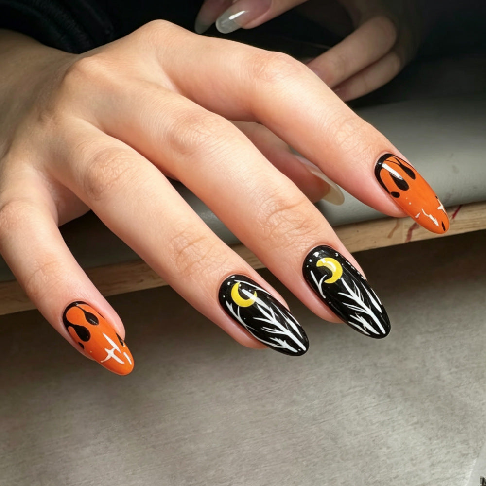 Artificial nails with creative Halloween design Stornfield