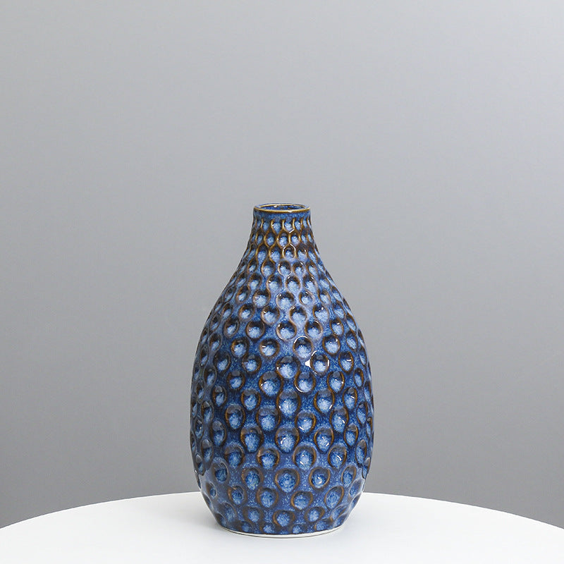 Textured Ceramic Decorative Vase Stornfeild