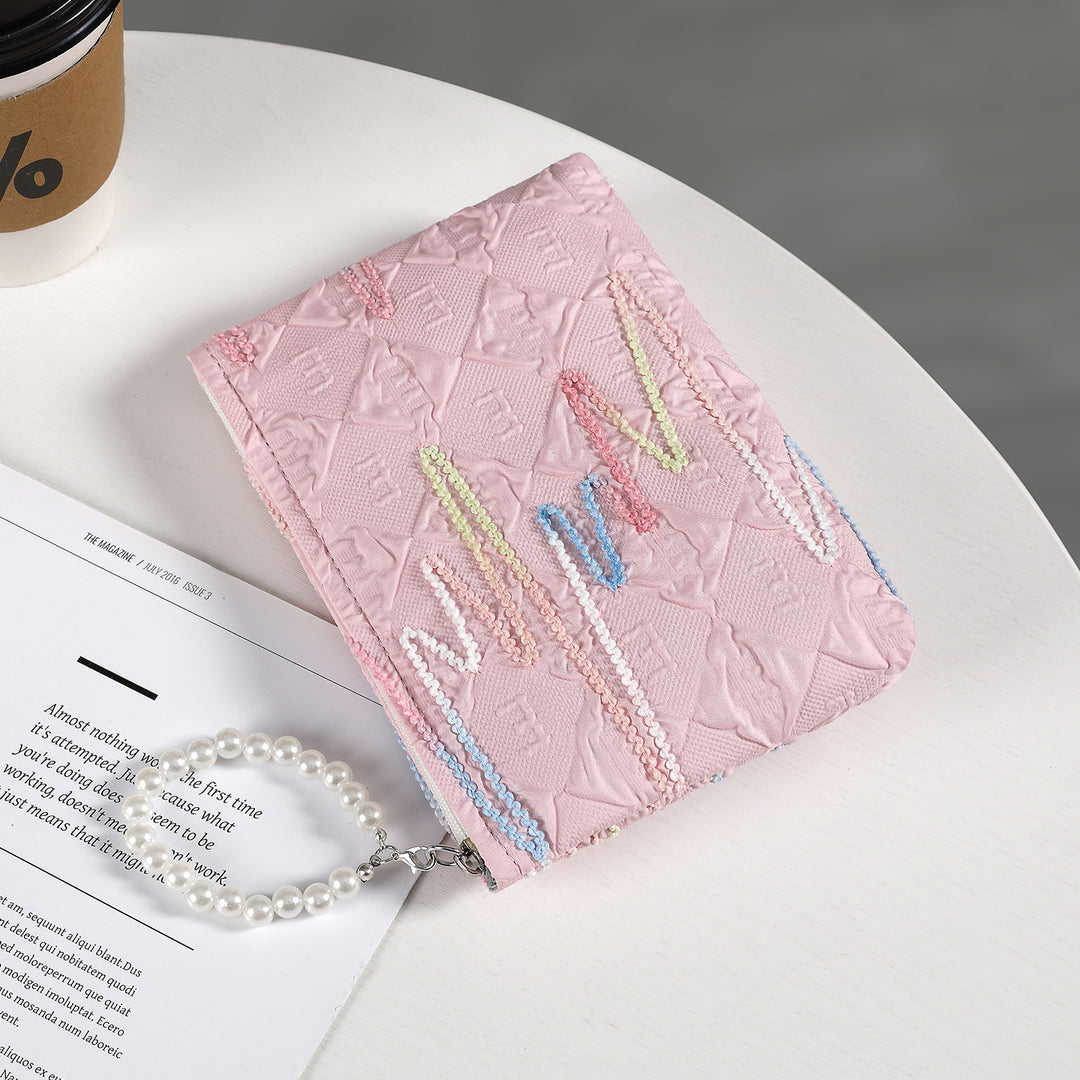 Textured Fabric Clutch