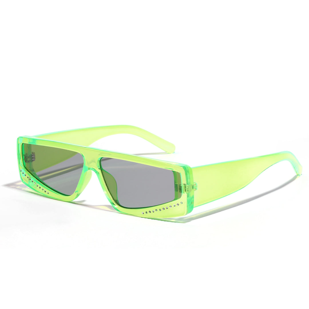 Women's oversized sunglasses with futuristic shape and stylish embellishments Stornfield