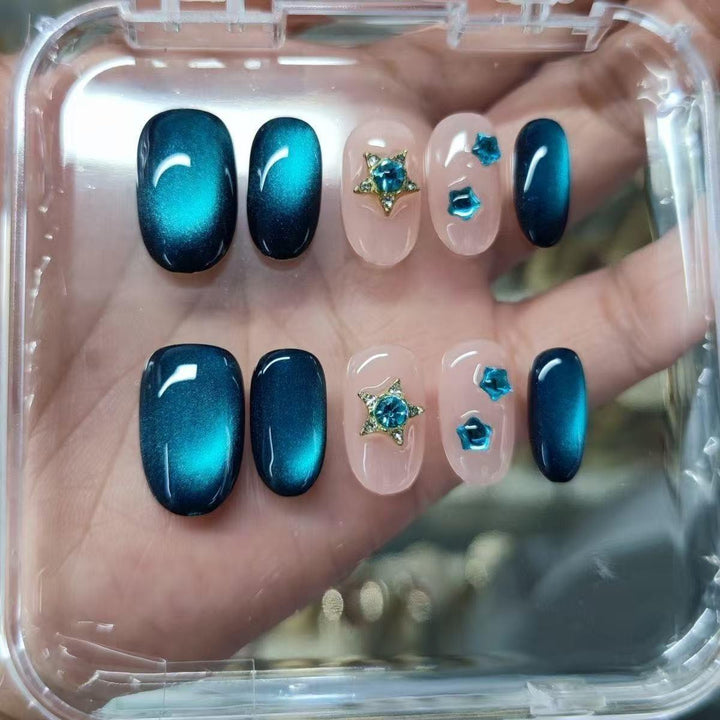 Artistic Heart Pattern Nail Art Extensions Stornfield