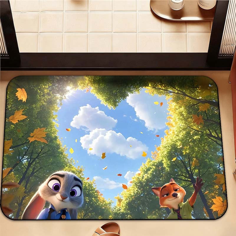 Cartoon-Themed Area Mat