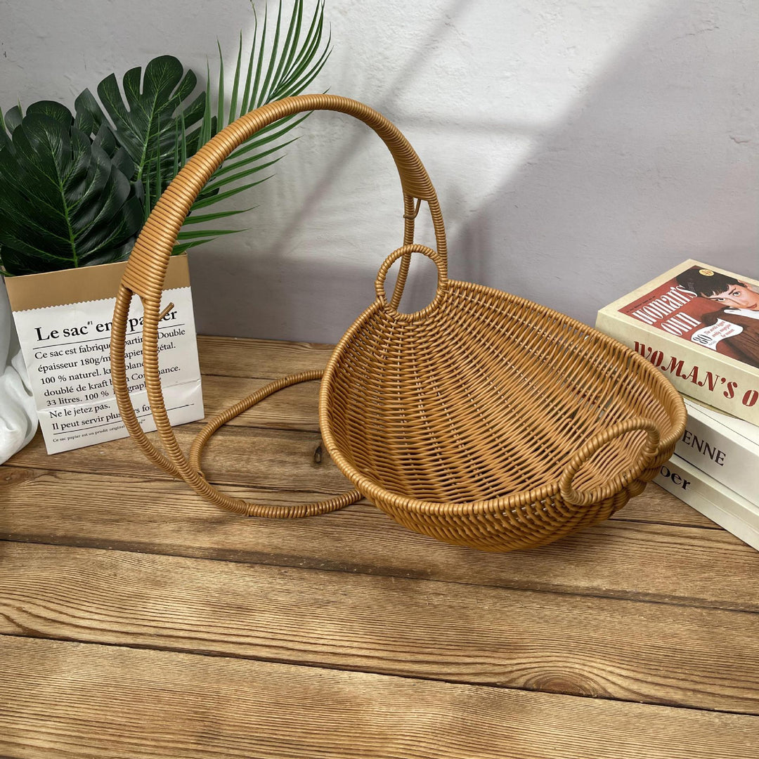 Ladies stylish decorative storage basket on metal frame Stornfield