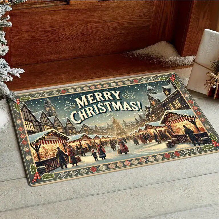 Holiday-Themed Entrance Mat