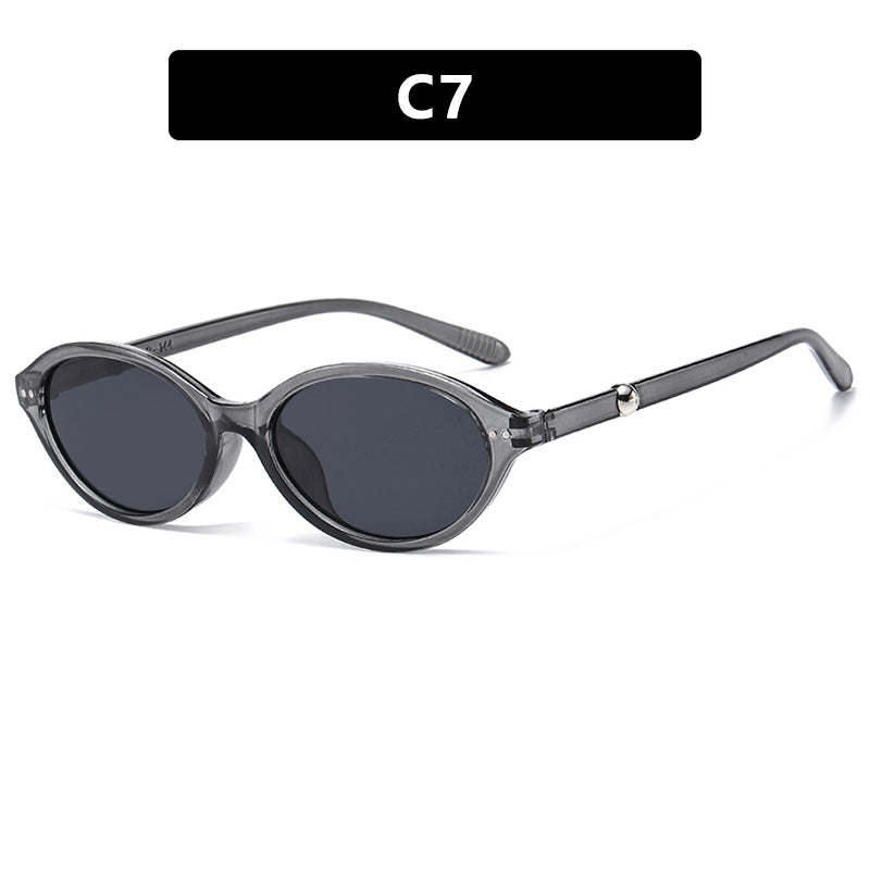 Women trendy sunglasses in oval design with UV protection Stornfield