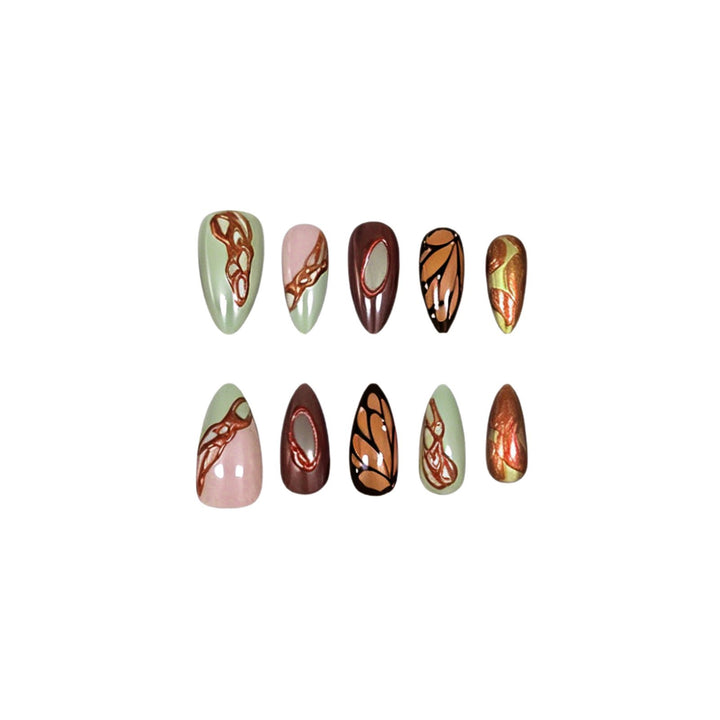 Artistic Abstract Nail Enhancements Stornfield