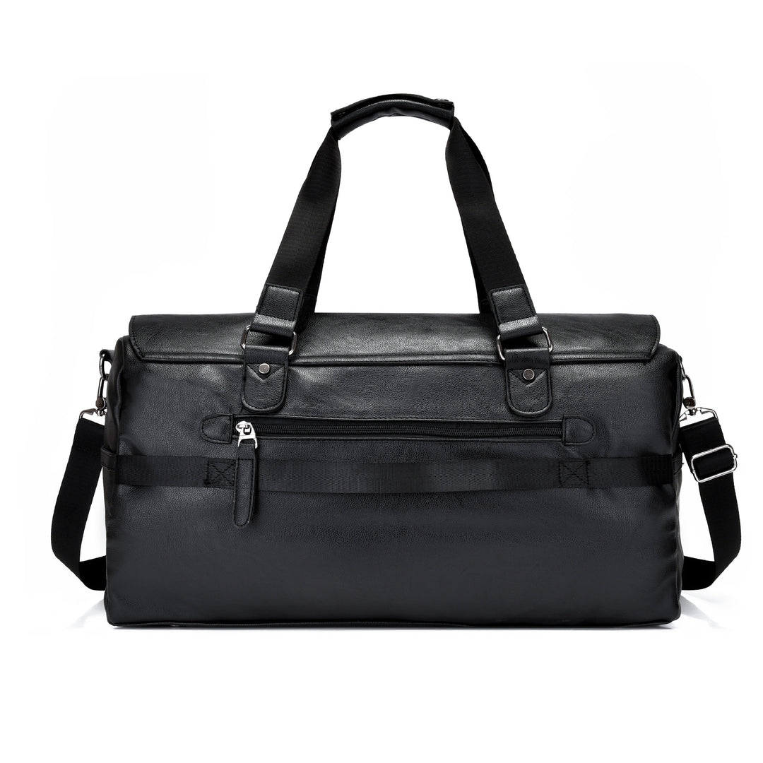 Premium Leather Travel Duffel Stornfield