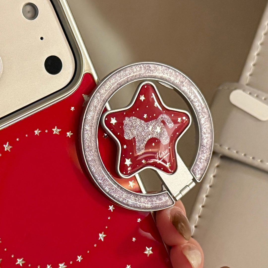 Star-shaped phone table holder Stornfield
