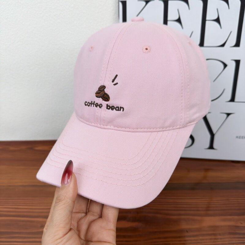 Women's Embroidered Coffee Bean Baseball Cap Stornfield