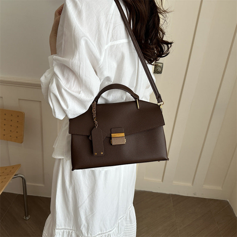 Structured Leather Satchel