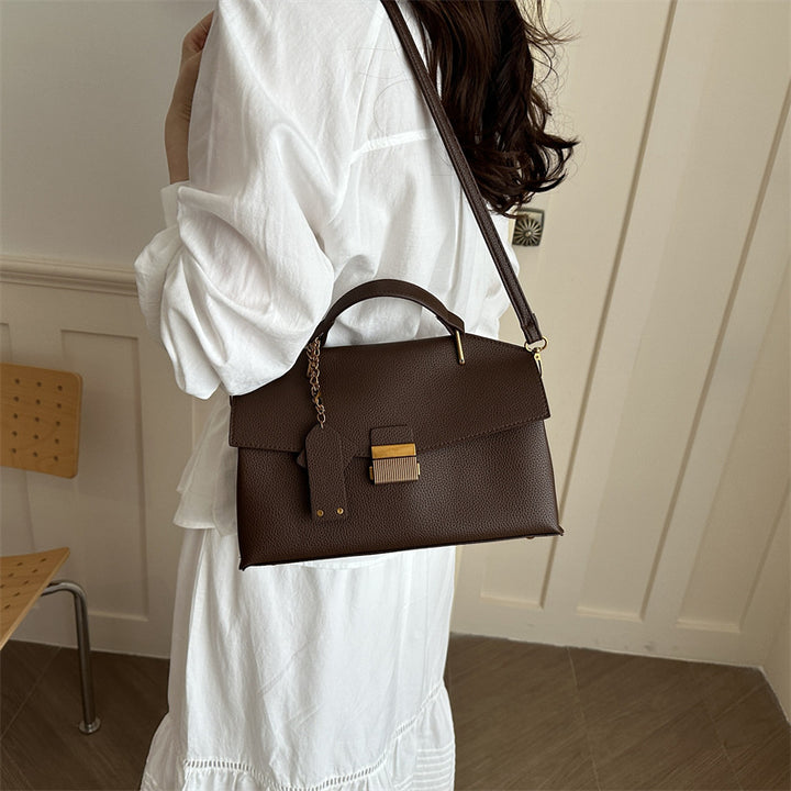 Structured Leather Satchel