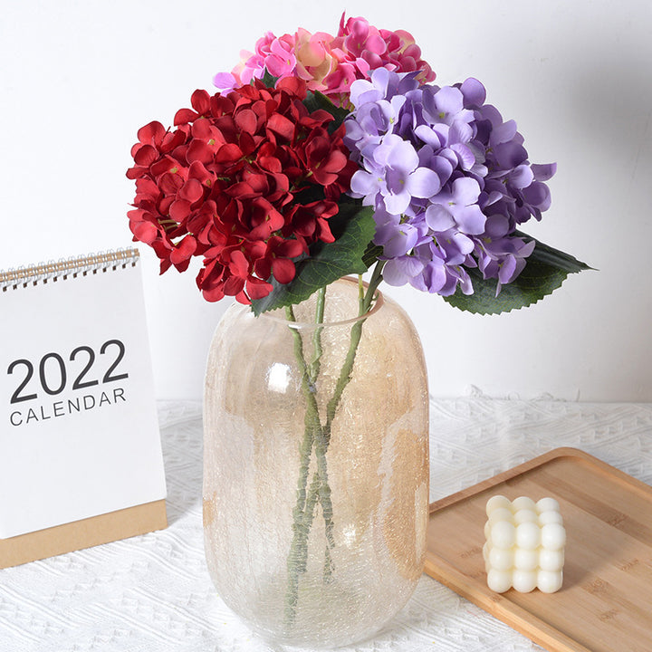 Faux Hydrangea Flower Stem