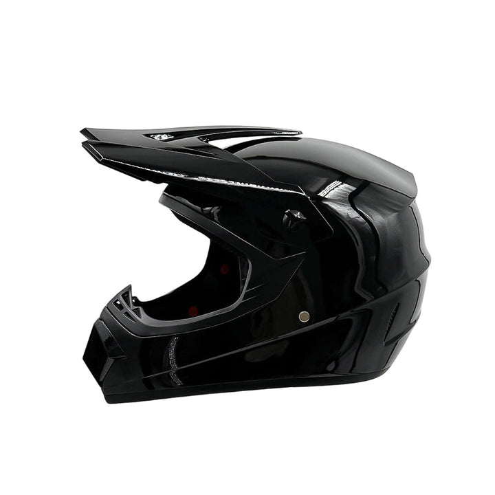 full-face motocross helmet with extended visor and reinforced chin guard Stornfield
