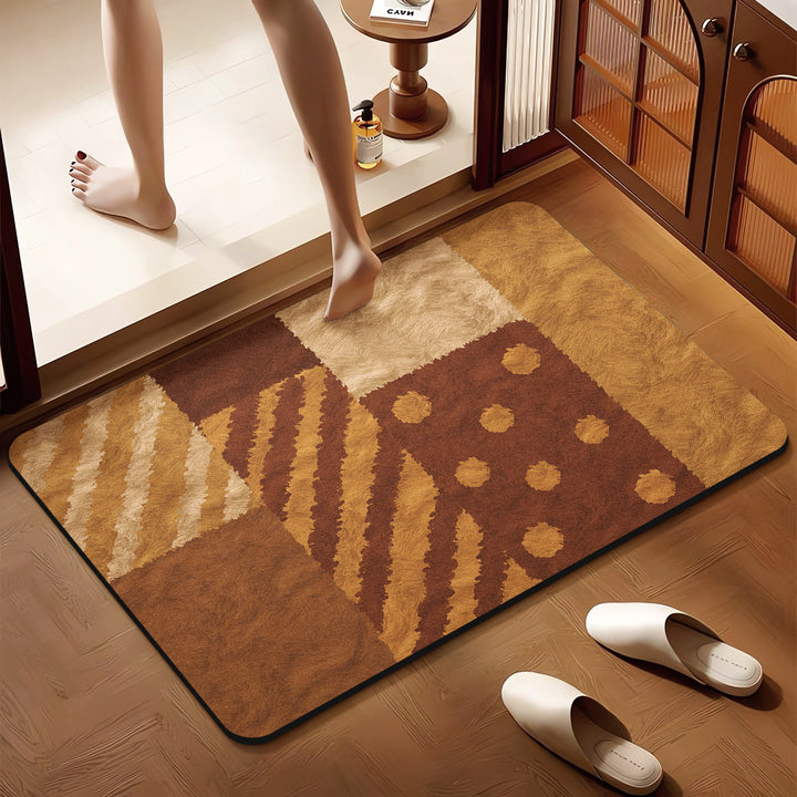 Playful Animal-Themed Decorative Floor Mat