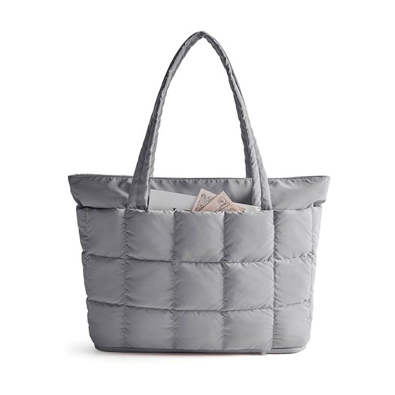 Practical Tote Bag with Quilted Design Stornfield