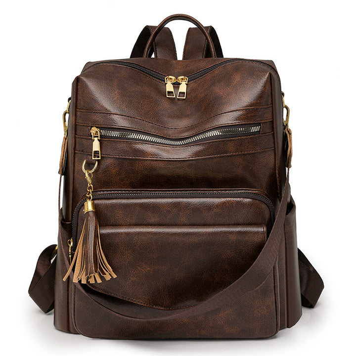 Multifunctional Stylish Leather Backpack Stornfield
