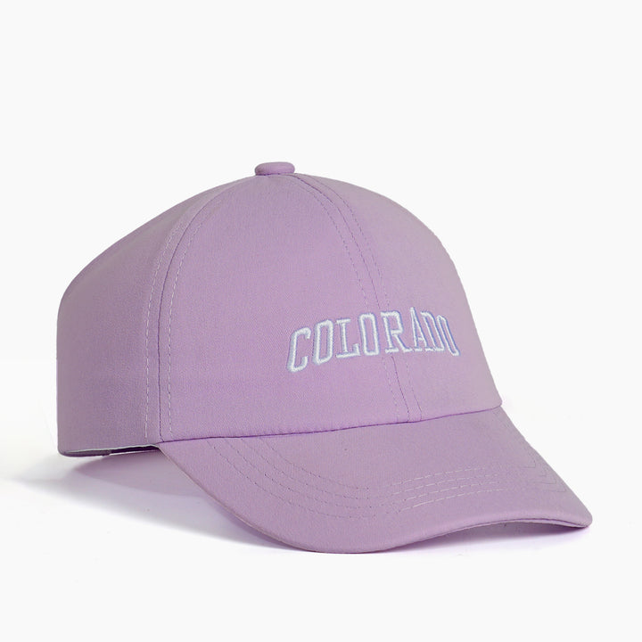 Ladies sporty cotton cap with front embroidery Stornfield