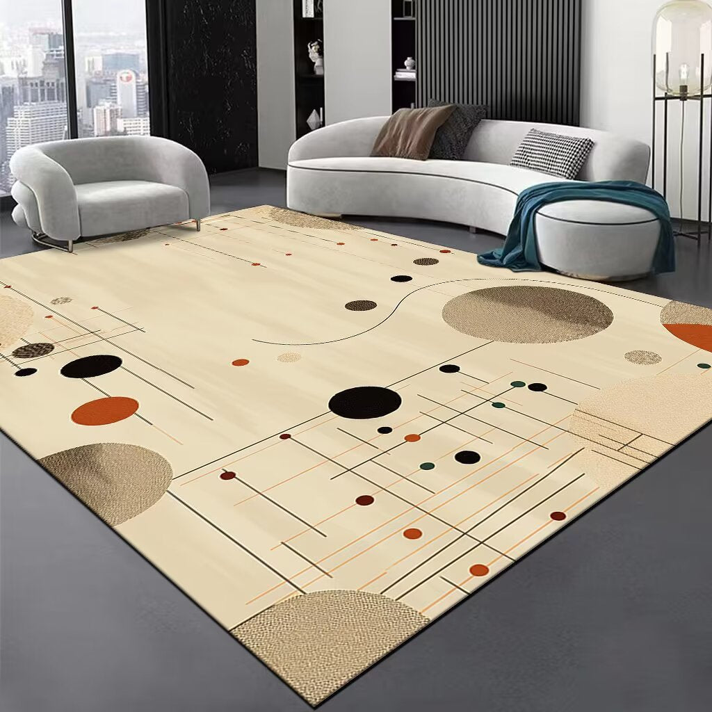 Abstract Swirl Area Rug Stornfield