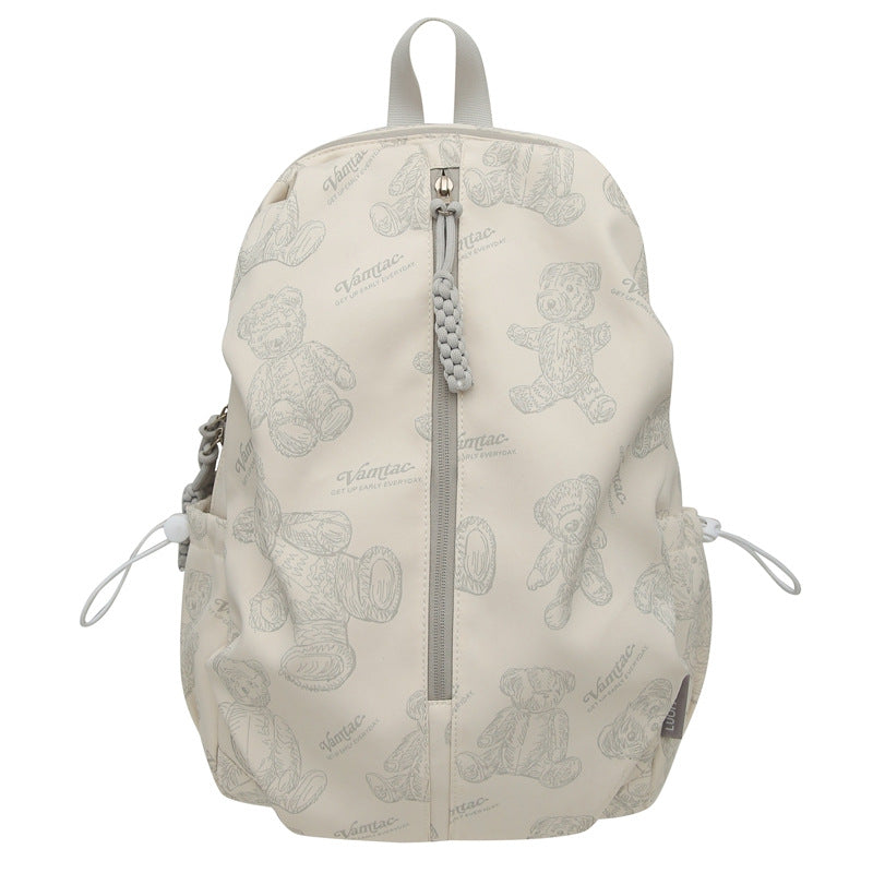 Bear-Themed Lightweight Backpack Stornfield