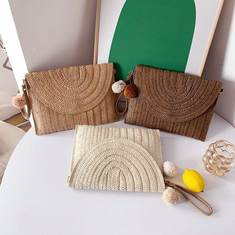 Stylish and Handmade Clutch Bag Made of Natural Material Stornfield